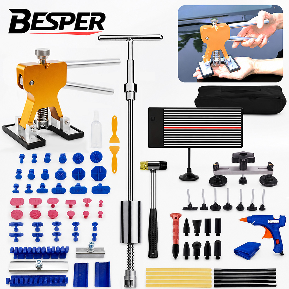 Hand Tools In Workshop - Car Paintless Dent Repair Kit Professional