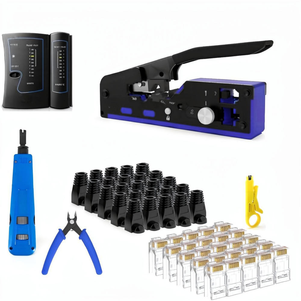 Heavy Duty Ethernet Crimping T - Tool Set review and price