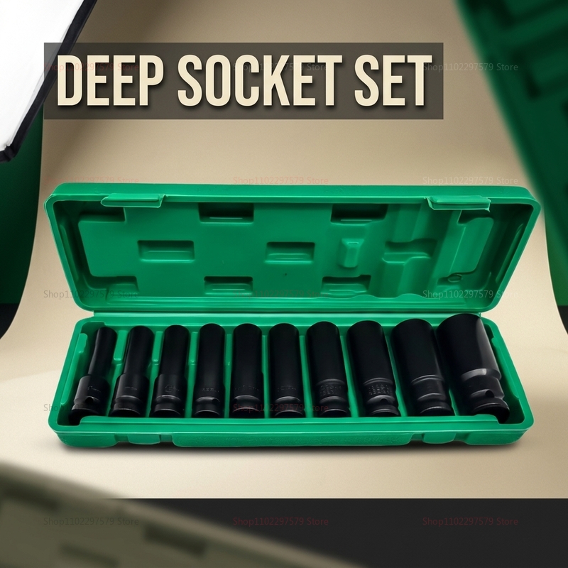 10pcs Socket Wrench Set 8-24mm - Hand Tools In Workshop review and price